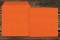 [111522] Versandtaschen 220x220 mm Nassklebend Dunkelorange 120 g/qm